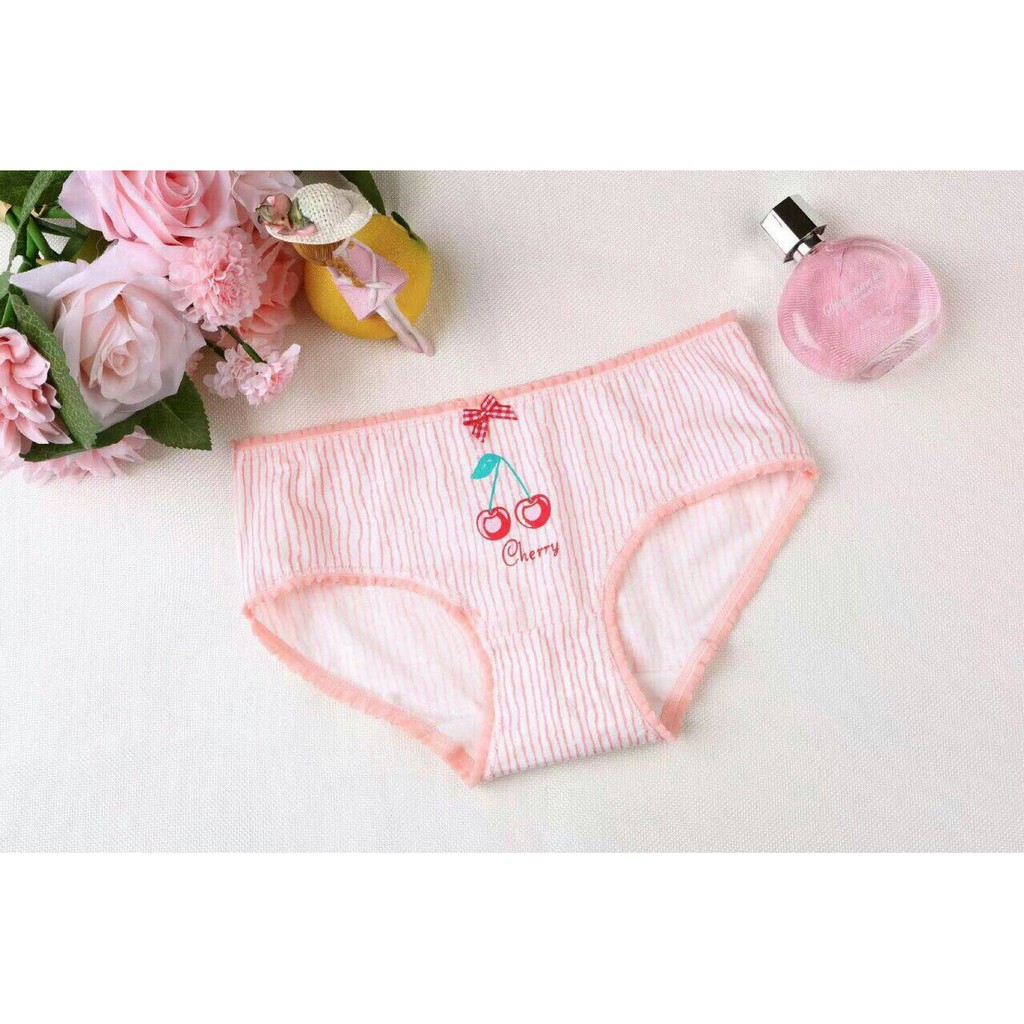 Combo 5 quần lót nữ cute, quần lót cotton siêu thoáng