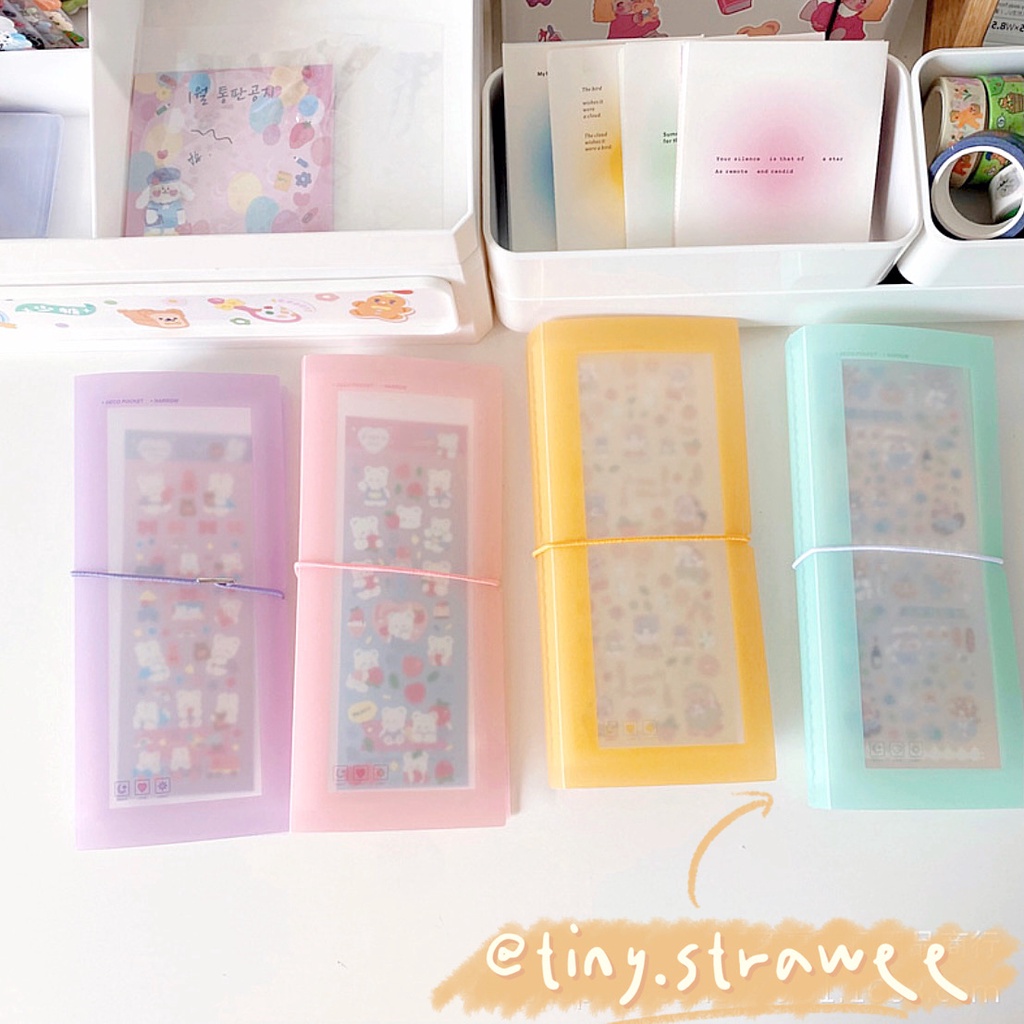 Sổ lưu trữ stickers/ cards/ strip - folder collect stickers