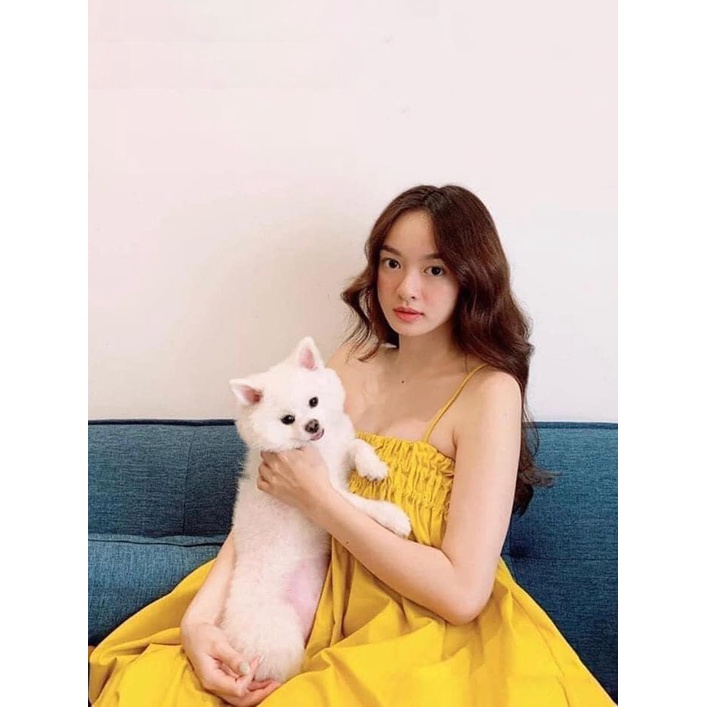 Đầm 2 dây nhún ngực nhiêu màu siêu xinh, Đầm BabyDoll