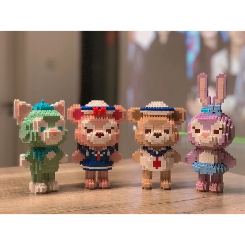 Mô Hình Lắp Ghép Nhân Vật Stella Lou Nanoblock 3D Đồ Chơi Trí Tuệ Lắp Ráp Hoạt Hình Dễ Thương