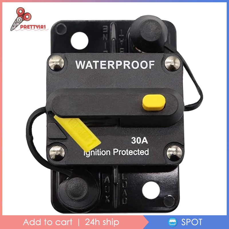 Cầu Dao Tự Ngắt Mạch Chống Thấm Nước IP67 12V-48V 30-300