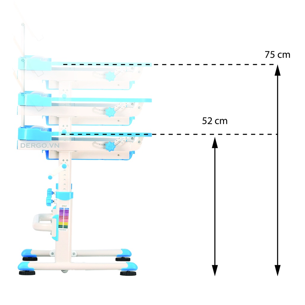 [Chính Hãng D'Ergo] Bộ Bàn Học Thông Minh Chống Gù Chống Cận iSmart D8-Max