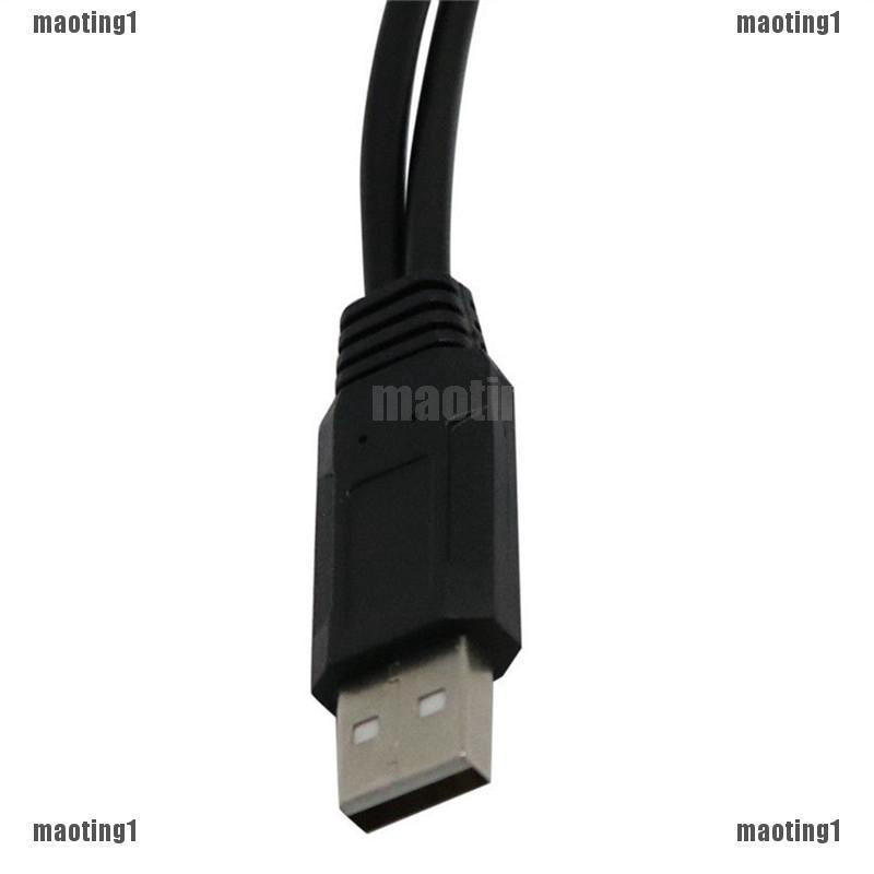 Dây cáp chia cổng USB 2.0 từ 1 đầu đực sang 2 đầu cái tiện dụng