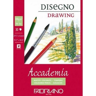 Sổ vẽ Fabriano Disegno Drawing (200gsm 30 sheets) Accademia [ Sugi art shop]