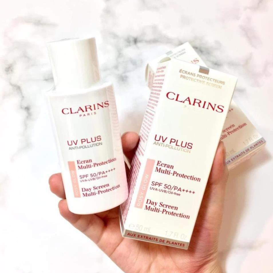 Kem chống nắng Clarins UV Plus SPF50 50ml màu Rosyglow 50ml - Ads.cosmetics