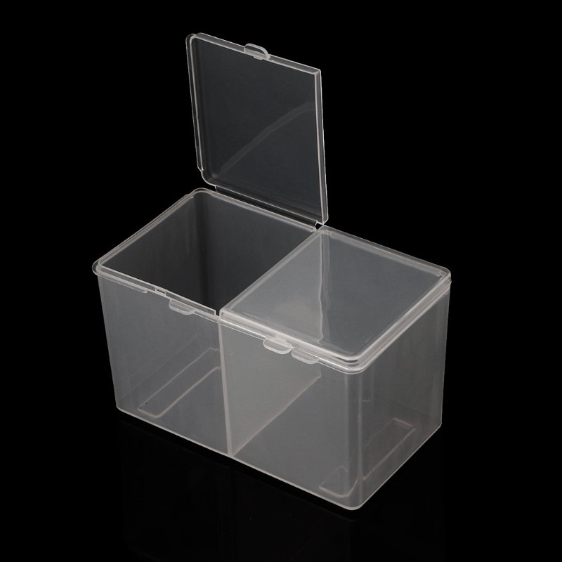 Hộp đựng bông trang điểm giấy tẩy trang đá làm móng tiện dụng