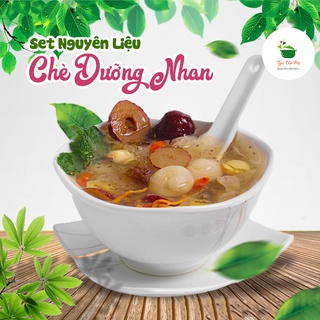 Set nguyên liệu chè dưỡng nhan tuyết yến tự nấu 12 vị tặng kèm công thức nấu - góc của mẹ