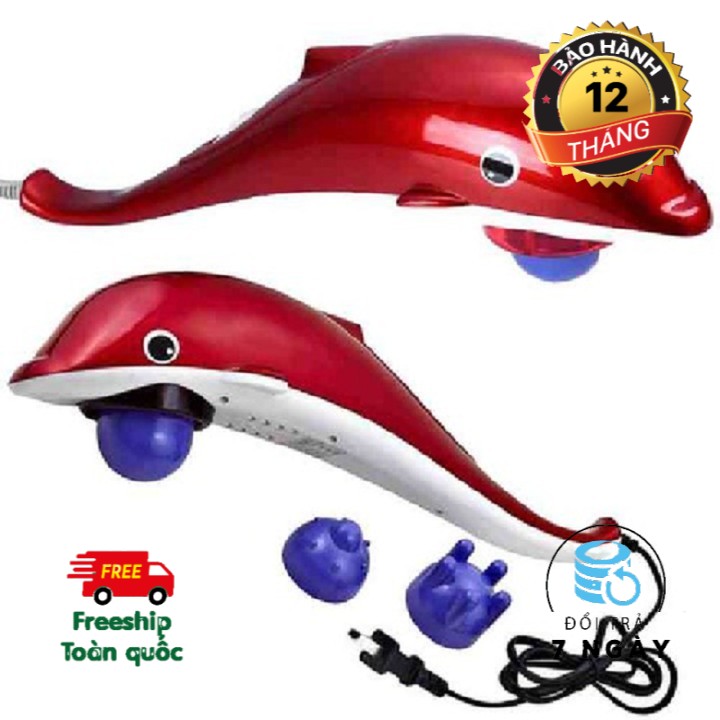 Máy Massage Cá Heo Dolphin PL-608A + Tặng Đầu Massage