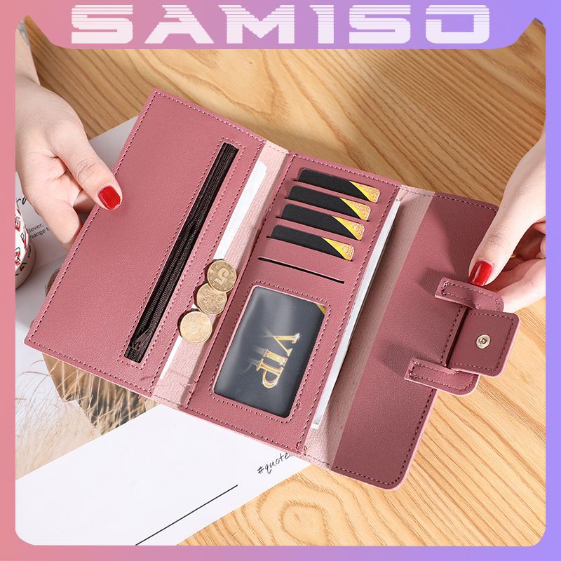 Ví nữ dài cầm tay đẹp đựng tiền cầm tay nhiều ngăn thời trang cao cấp DA4 | BigBuy360 - bigbuy360.vn