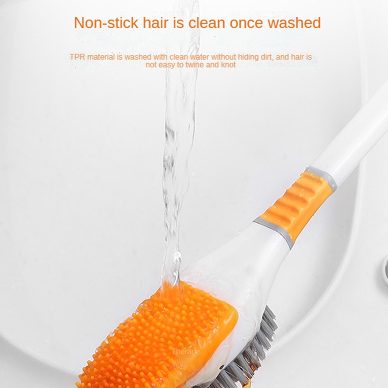 Bàn Chải Vệ Sinh Toilet Bằng Silicone Tiện Dụng