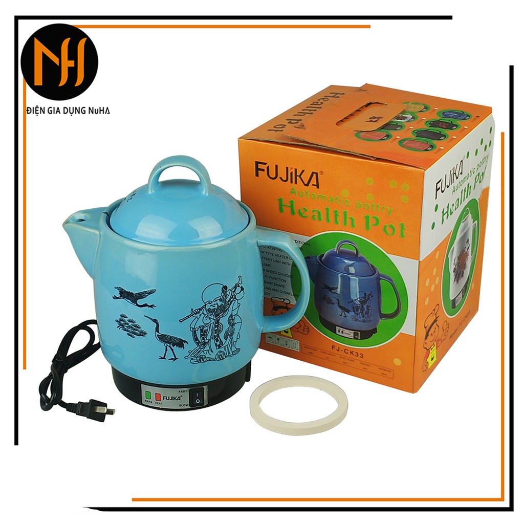 Siêu thuốc tự động Fujika FJ-K33 K8 dung tích 3L kèm vòng sứ, bảo hành 12 tháng