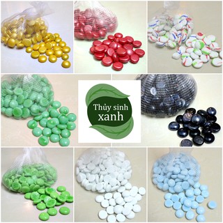 500g Sỏi Thuỷ Sinh Màu Trang Trí Tiểu Cảnh, Bể Cá