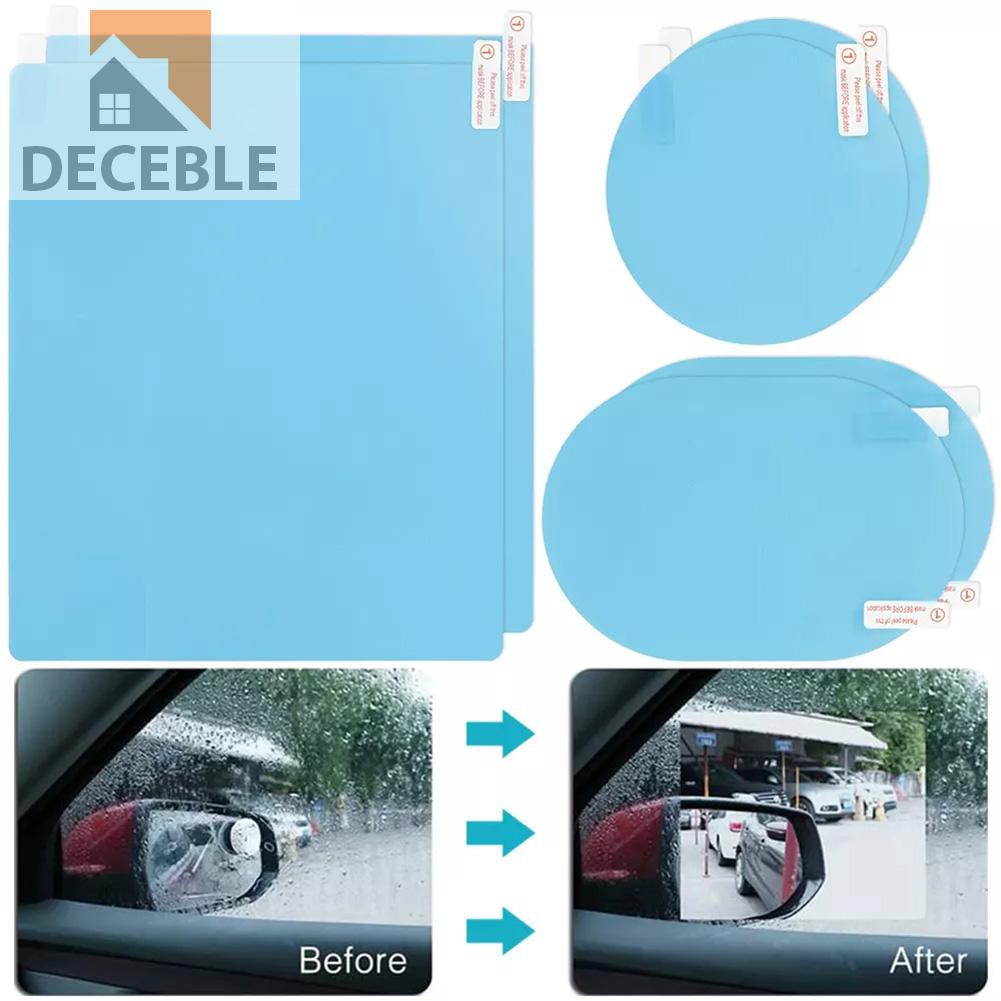 Set 6 Miếng Dán Kính Chiếu Hậu Chống Sương Mù / Nước Mưa Cho Xe Hơi | BigBuy360 - bigbuy360.vn