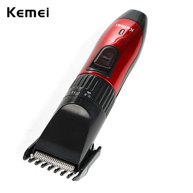 Kemei KM-730 Rechargeable Electric Hair Clipper for Men Detachable Blade