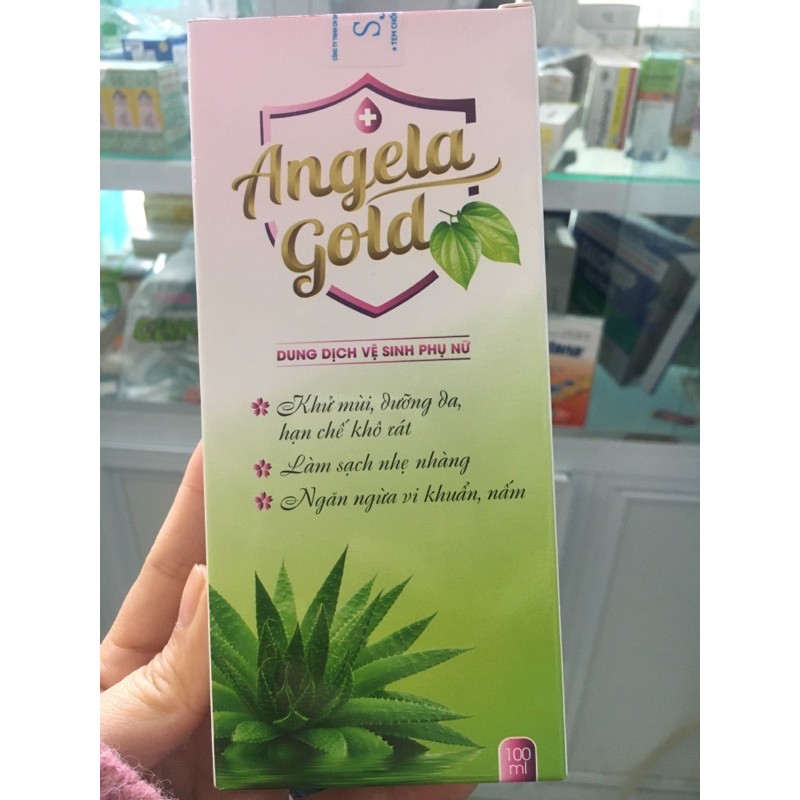 Dung dịch vệ sinh phụ nữ angela gold