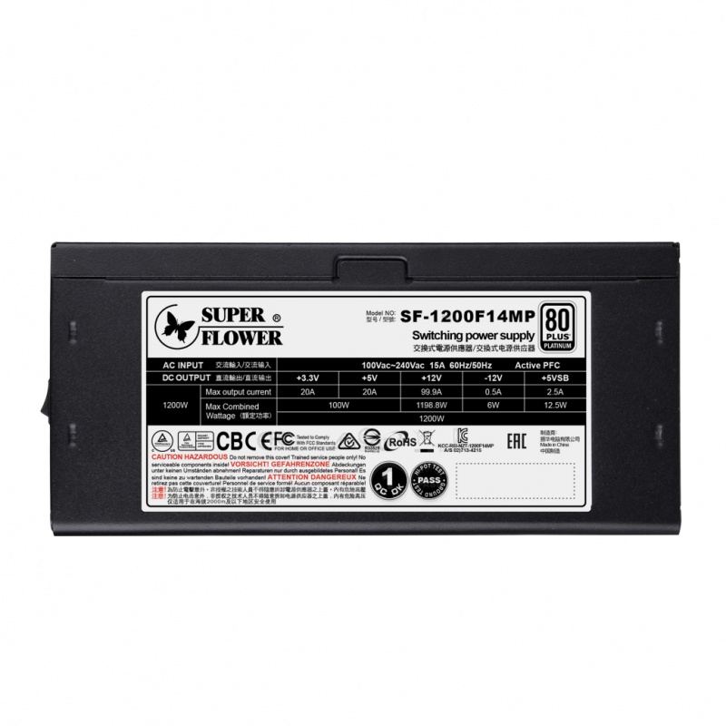 Nguồn máy tính Super Flower LEADEX SE Platinum 1200W, new, bh chính hãng 5 năm