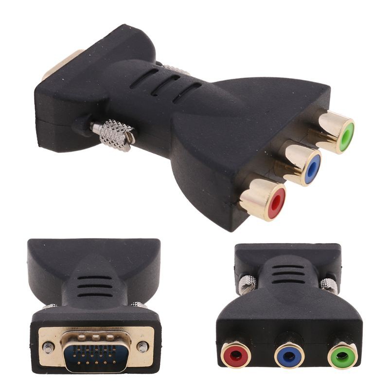 Đầu Chuyển Đổi VGA Sang AV 3RCA Cho DVD TV | BigBuy360 - bigbuy360.vn