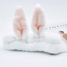 Băng đô rửa mặt, trang điểm hình tai thỏ dễ thương Store4girls