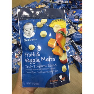 Trái Cây Sấy Khô Gerber gói 28g