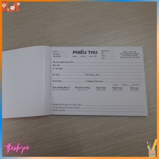 Phiếu thu, Phiếu chi 2 liên A5 100 tờ/quyển