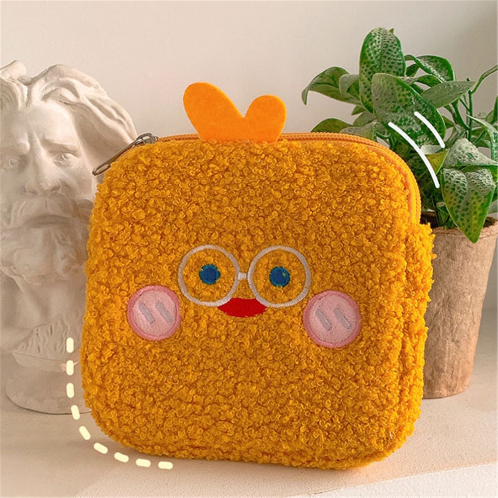 Túi Đựng Tiền Xu Mini Hình Thú Nhồi Bông Dễ Thương