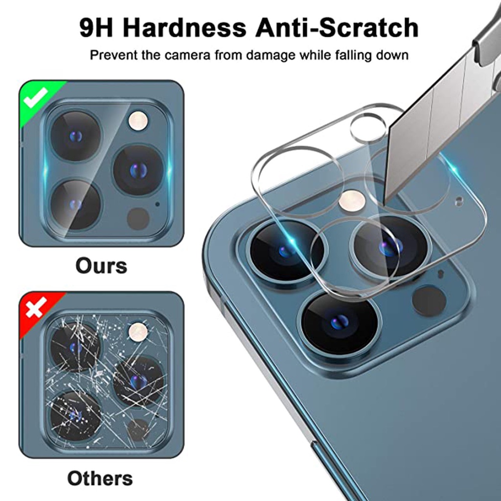 1 Kính Cường Lực Bảo Vệ Camera Cho Iphone 12 13 14 Pro Max 12 Mini 11 12 13 14 Pro Max