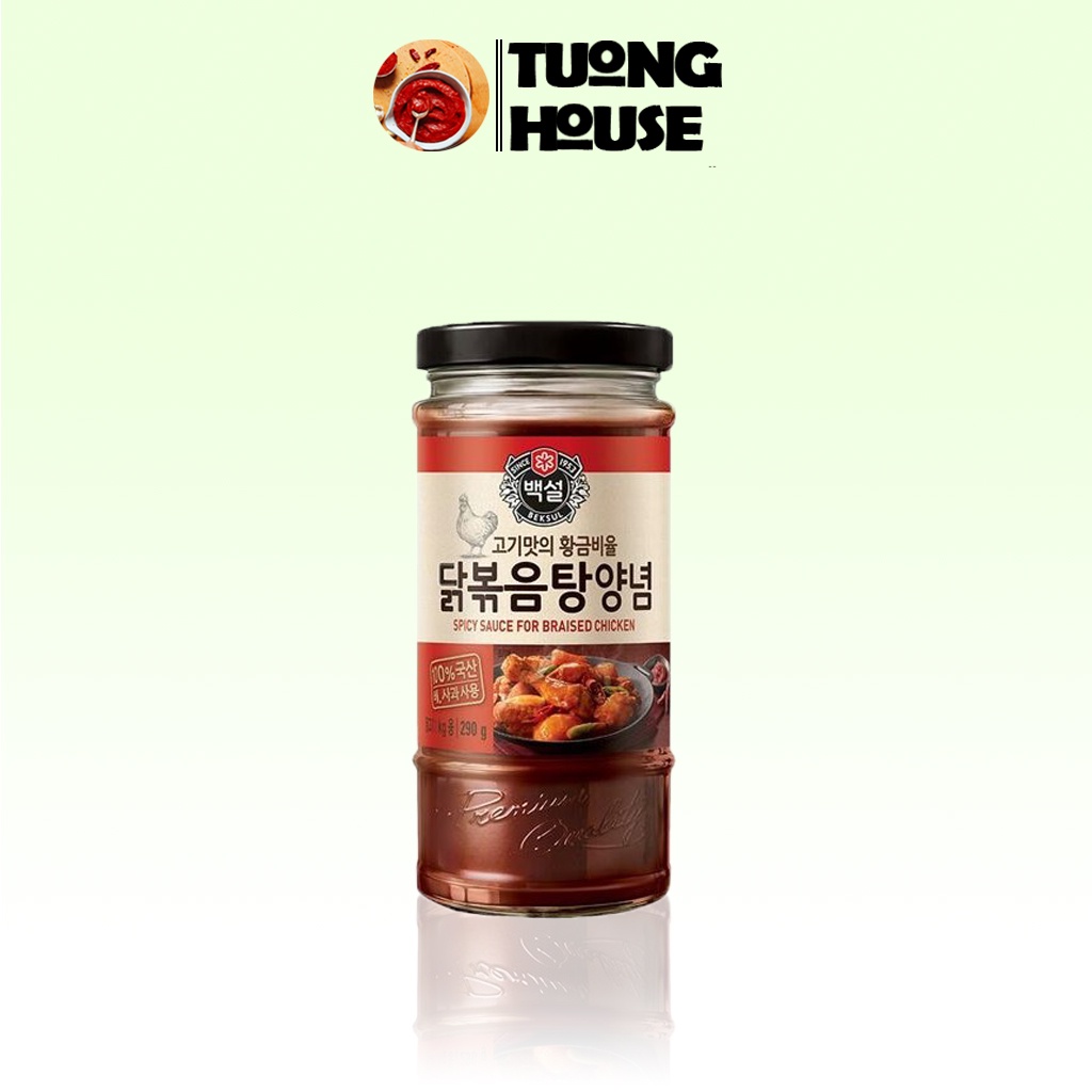 Sốt Ướp BBQ Gà Xào Cay Hàn Quốc BEKSUL Hũ 290G