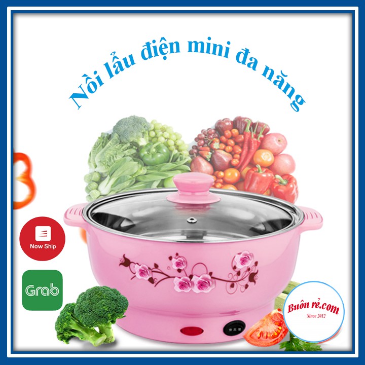 Nồi lẩu mini điện đường kính 24cm - 26cm  tiện dụng 01035 – 01036 Buôn Rẻ