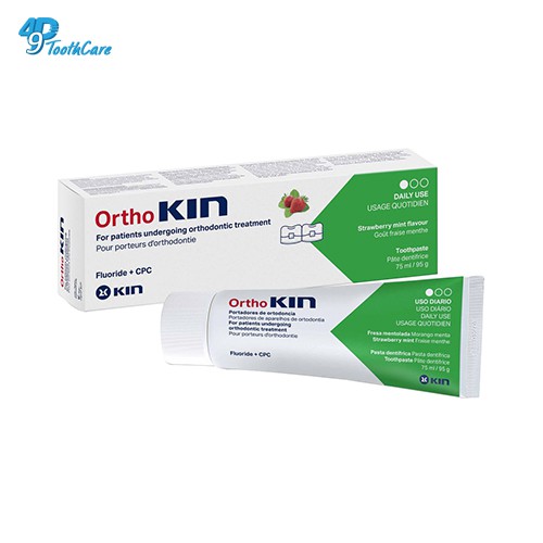 Kem đánh răng ORTHOKIN - Dành cho răng niềng