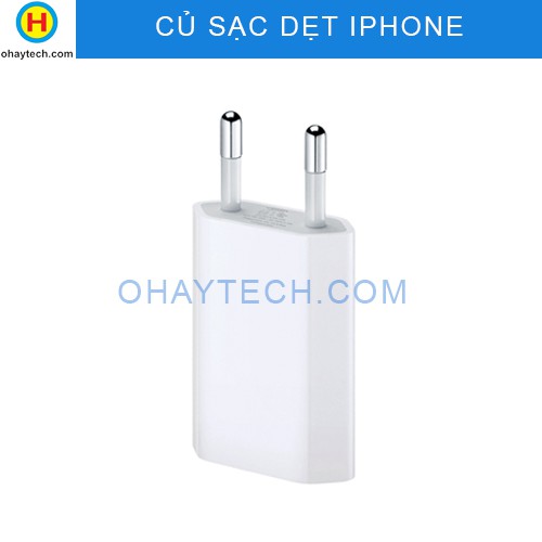 CỦ SẠC DẸT IPHONE- HÀNG CHÍNH HÃNG - OHAYTECH.COM