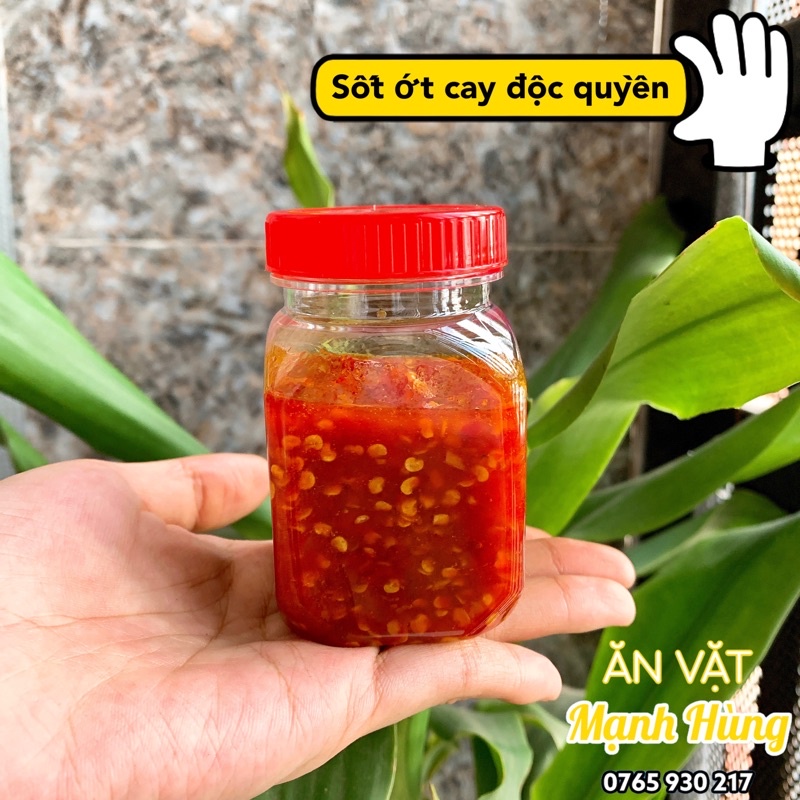 Sốt ớt siêu cay Mạnh Hùng hủ 100g