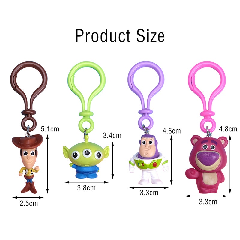 Móc khóa hình nhân vật  Toy Story kiểu dáng dễ thương