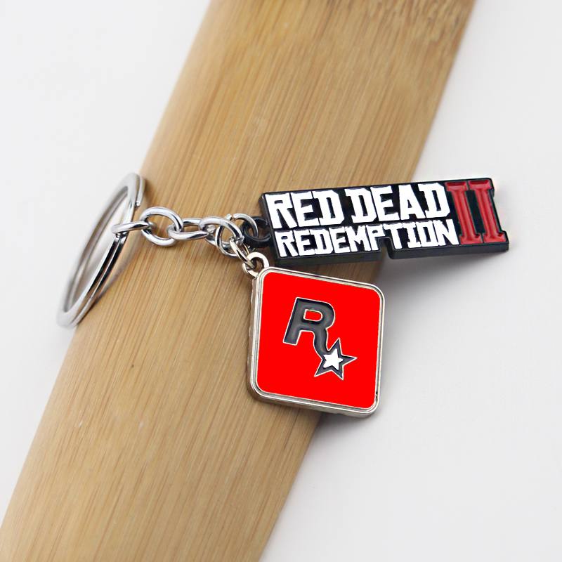 Móc khóa hình súng Game Red Dead Redemption 2 bằng hợp kim kẽm