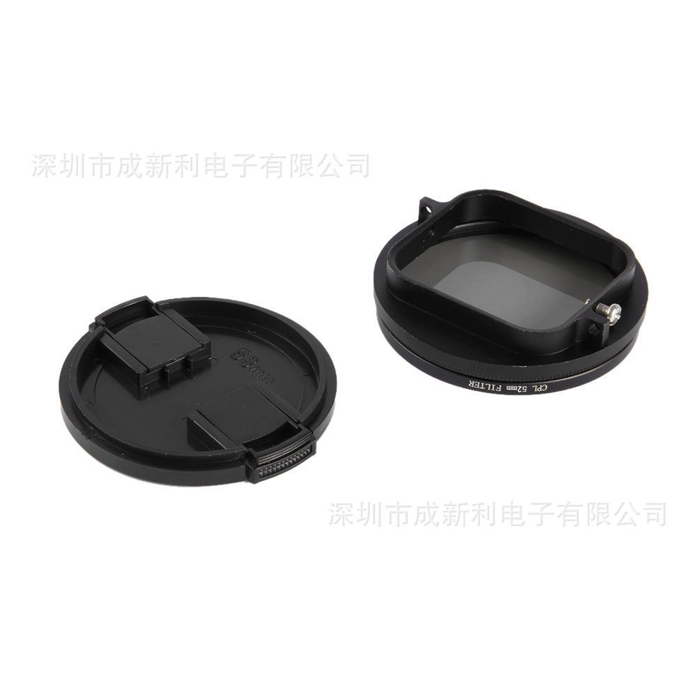 bộ ống kính 52mmcpl+nắp đậy cho gopro hero 3+hero 4