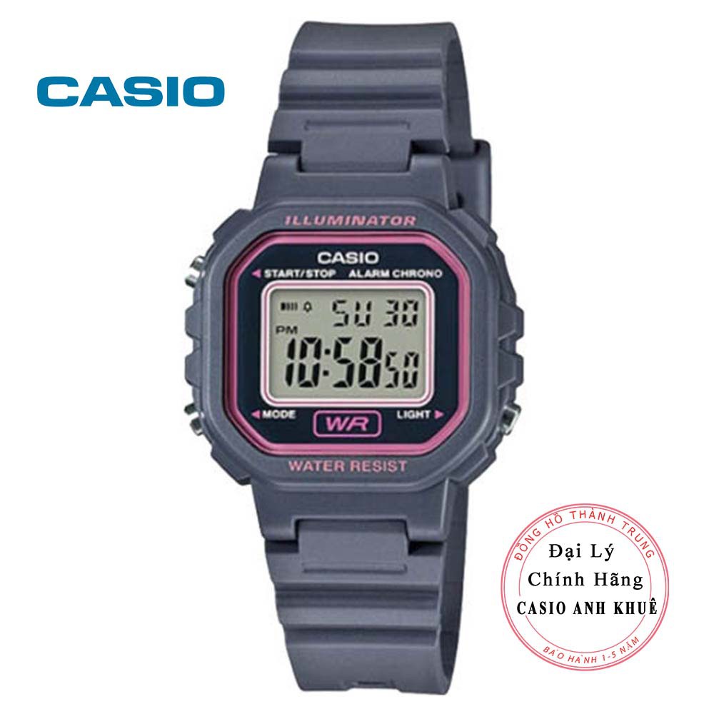 Đồng hồ điện tử nữ Casio LA-20WH-8ADF dây nhựa