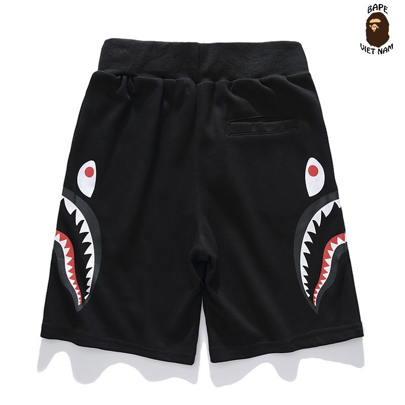 [Ảnh thật + FREESHIP] Short Bape Double Shark black, Quần đùi Bape Cá Mập Shark SS2020 Bape Việt Nam | BigBuy360 - bigbuy360.vn