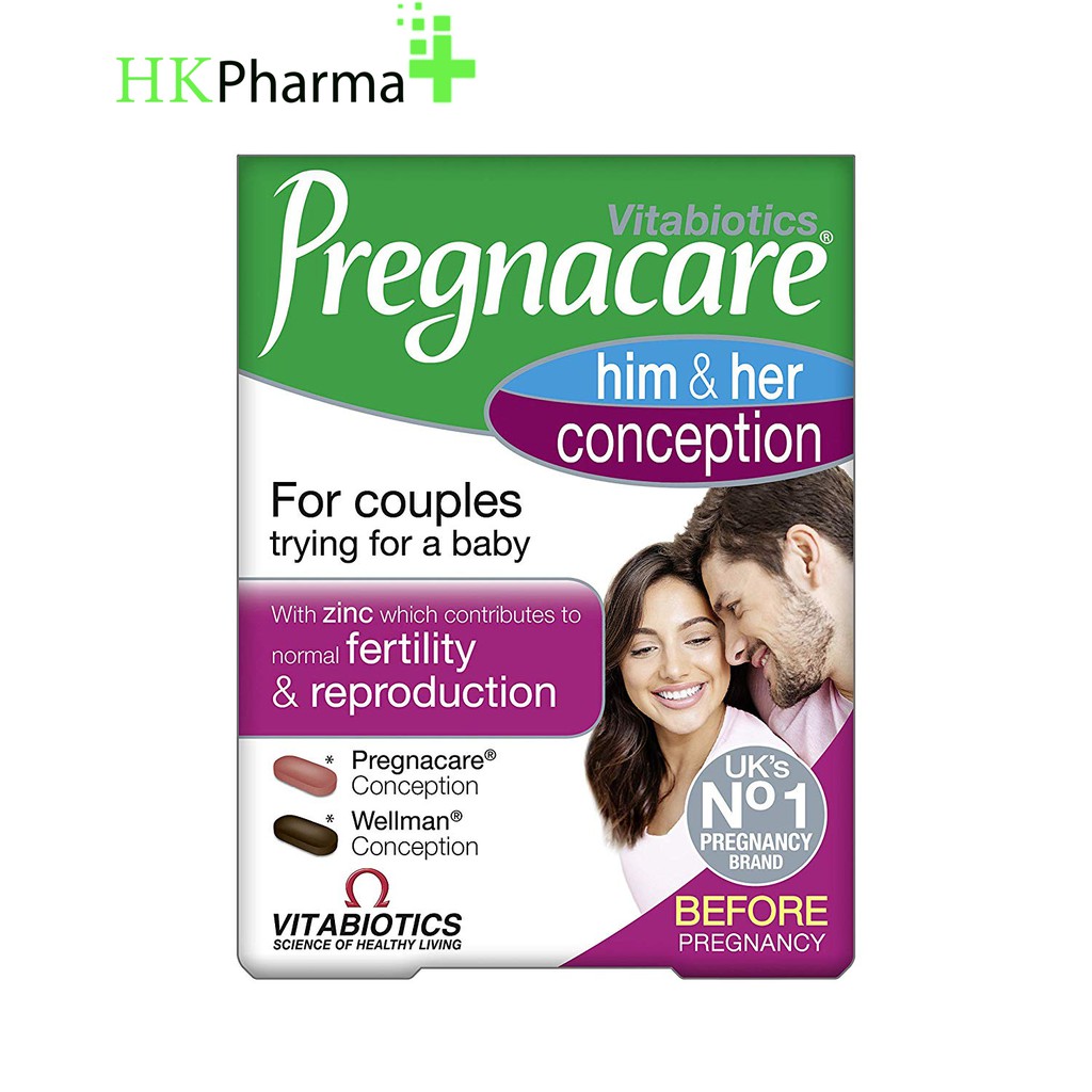 Hỗ Trợ Sinh Sản Cho Vợ Chồng Pregnacare Conception For Him &amp; Her