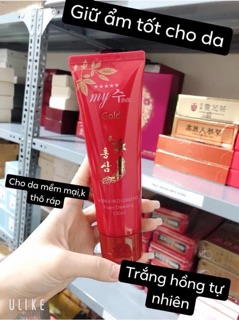 SỮA RỬA MẶT HỒNG SÂM ĐỎ MY GOLD