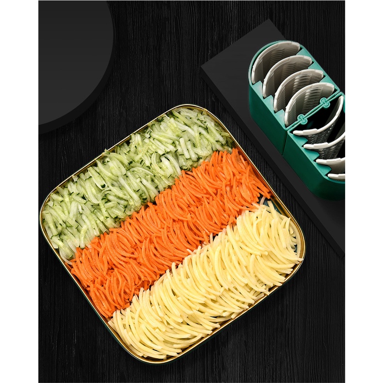 Dụng cụ thái rau củ quay tay an toàn và nhanh chóng IN97