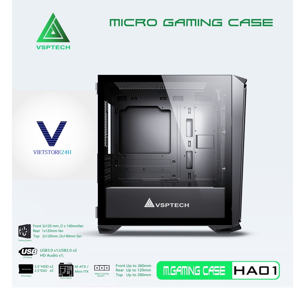 Case Gaming VSP HA01 Mini Tower