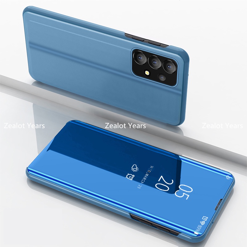 Ốp Điện Thoại Nắp Lật Mặt Gương Thông Minh Cho Samsung Galaxy A53 A13 A23 A33 A73 5G