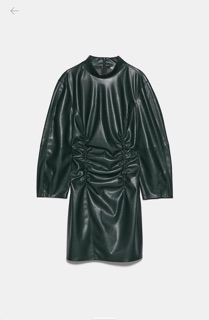 (Sẵn) Váy da Zara auth canh sale