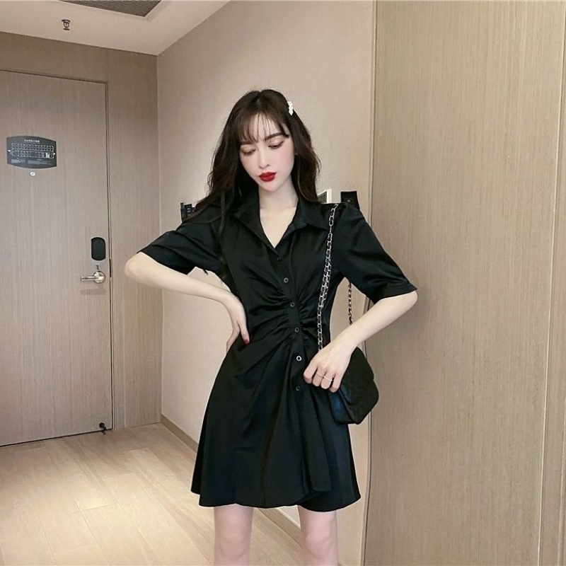 Đầm Chữ A Dáng Ôm Thời Trang Mùa Hè Hàn Quốc Dành Cho Nữ