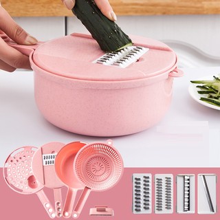 Bát nạo rau củ đa năng lúa mạch 6 món