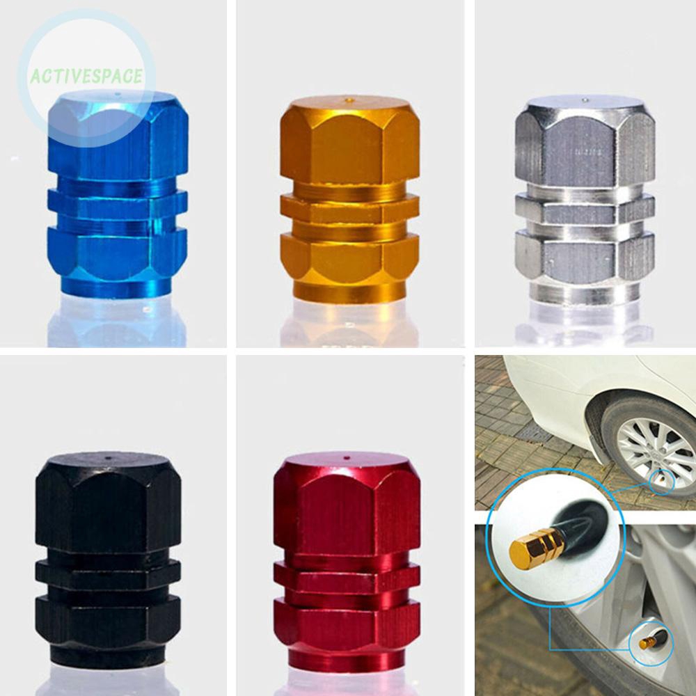 Set 4 nắp đậy van lốp xe ô tô / xe máy
