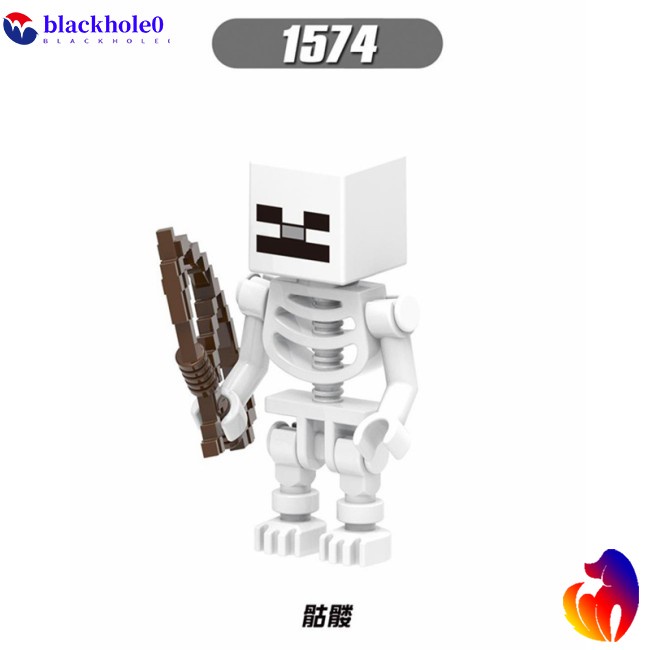 Bộ Đồ Chơi Lắp Ráp Mô Hình Lego Nhân Vật Steve Alex Zombie Iron Golem Enderman