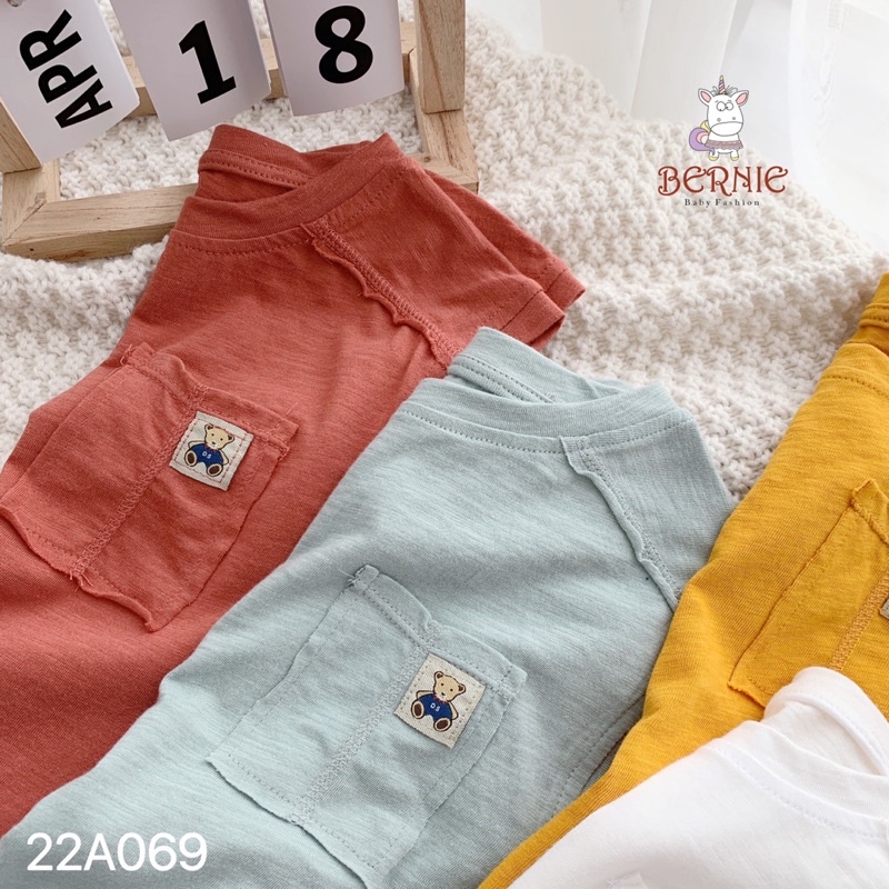 Áo phông xước ba lỗ tank top bé trai bé gái-MS33