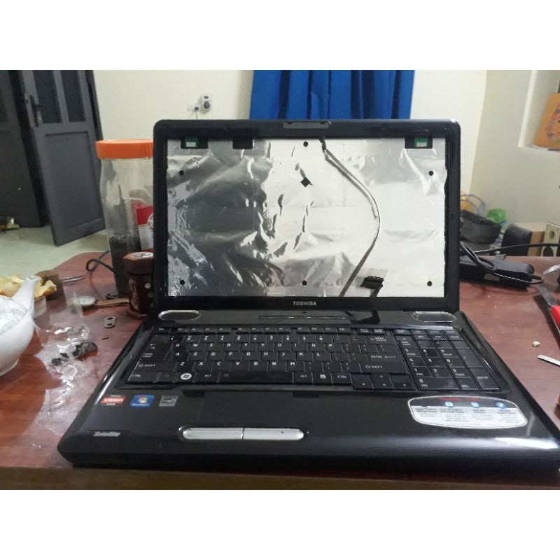 Loa Toshiba l555, quạt tản nhiệt nút nguồn cáp màn hình wecam wifi loa jack nguồn bản lề bo usb nắp 