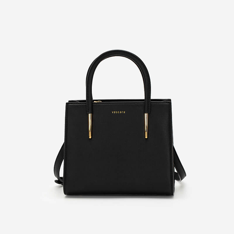 Vascara Túi Xách Công Sở Quai Đính Metallic SAT 0278 Đen