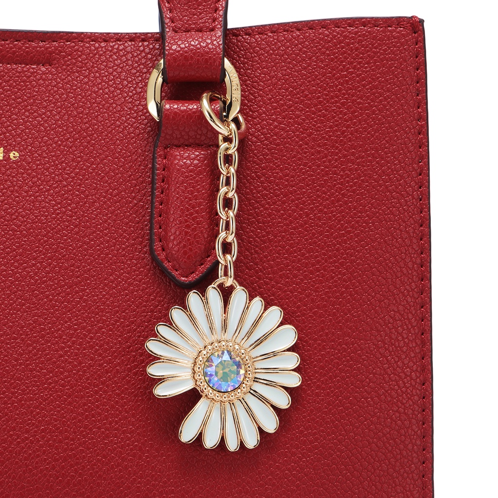 Túi xách nữ đeo chéo Nucelle cao cấp đẹp sang trọng công sở đi làm đi chơi tiệc ViAnh Store NZL10188 Charm Hoa Cúc